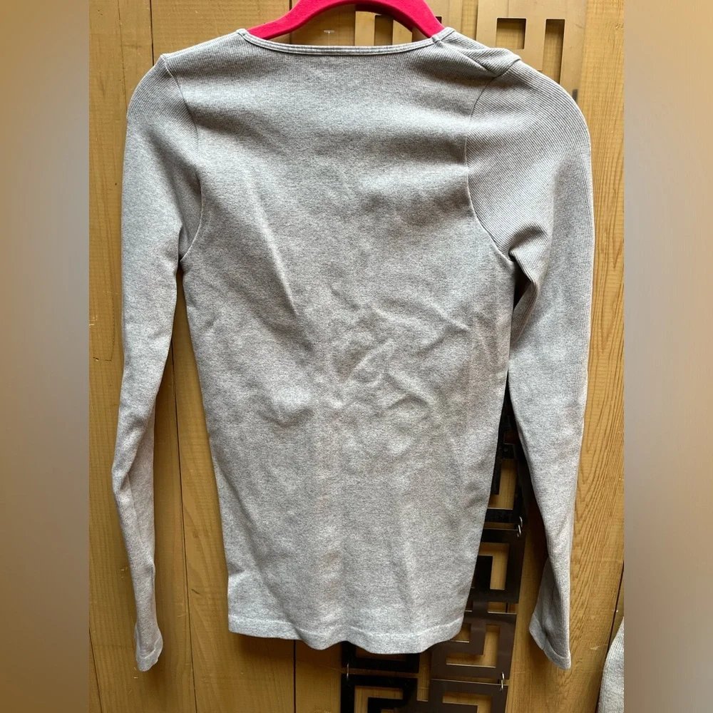 Free People Super Stretch lace up tee - Picture 5 of 5